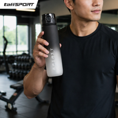 ginee_20260929152321558_1917664554.jpg TaffSPORT Botol Minum Sport Water Frosted Bottle with Lanyard 1L - 8691