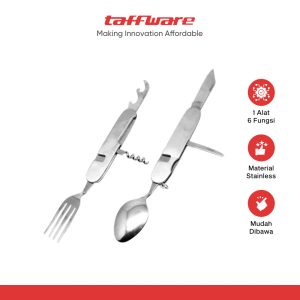 ginee_20260929152719058_3246222863.jpg TaffSPORT Sendok Garpu Pisau Swiss Army Tools Knife EDC 6in1 - A007